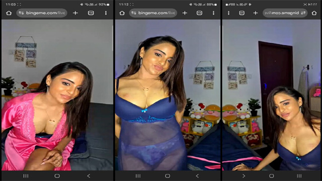 Tamil insta fame Samiksha hot live chat Latest